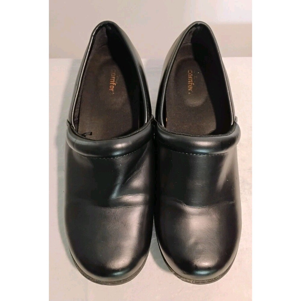 Women's are Step Black Clogs Size 9